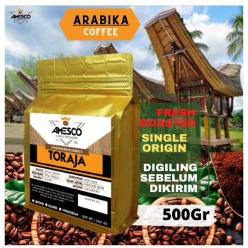 KOPI ARABIKA TORAJA 100GR  200GR 500GR 1000GR KOPI BIJI / KOPI BUBUK | Kopi Toraja - Arabika
